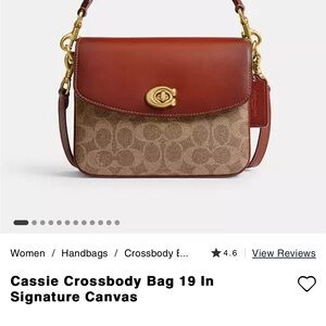 💼 Coach 💼 Cassie crossbody bag 19- like new!